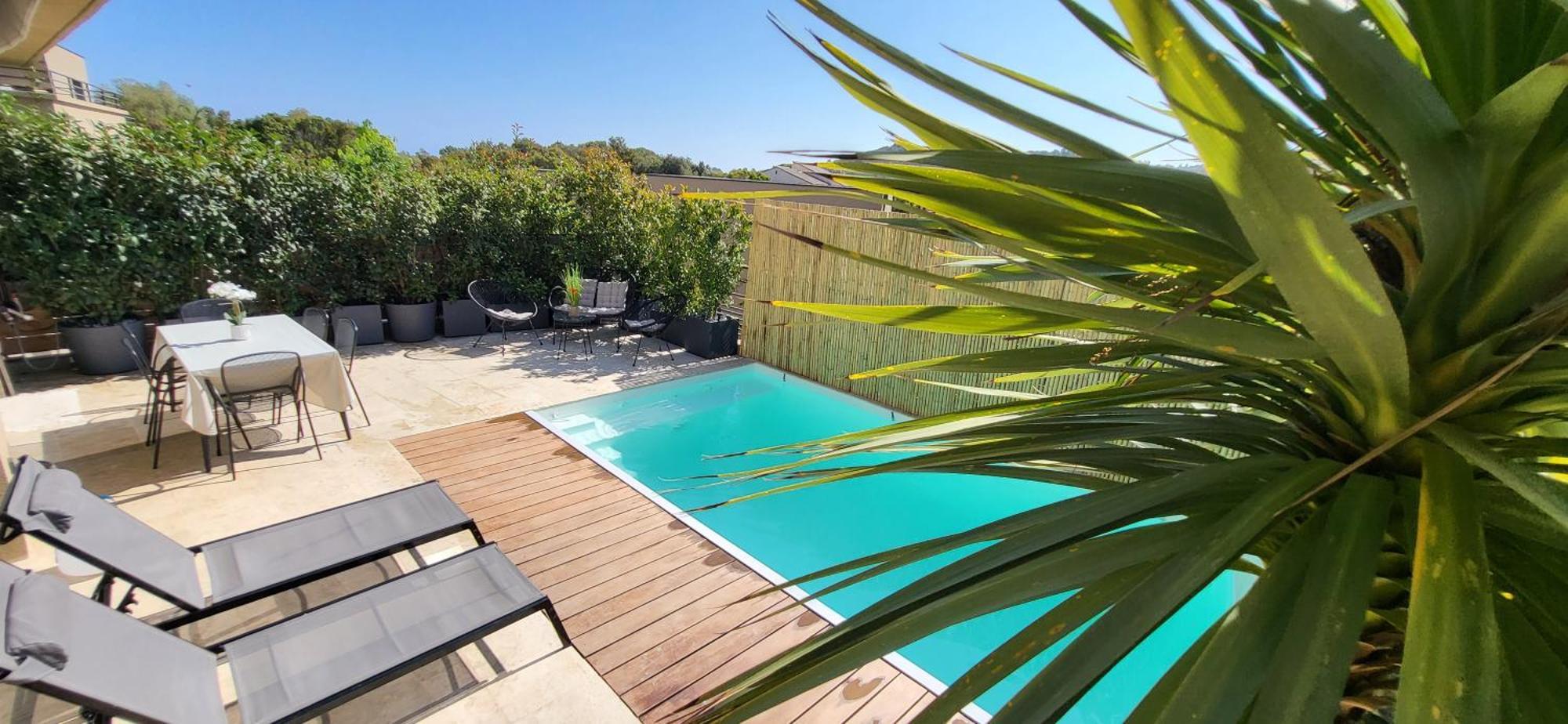 Villa 4 chambres piscine privée à 400m de la plage dans une résidence neuve Conca Esterno foto