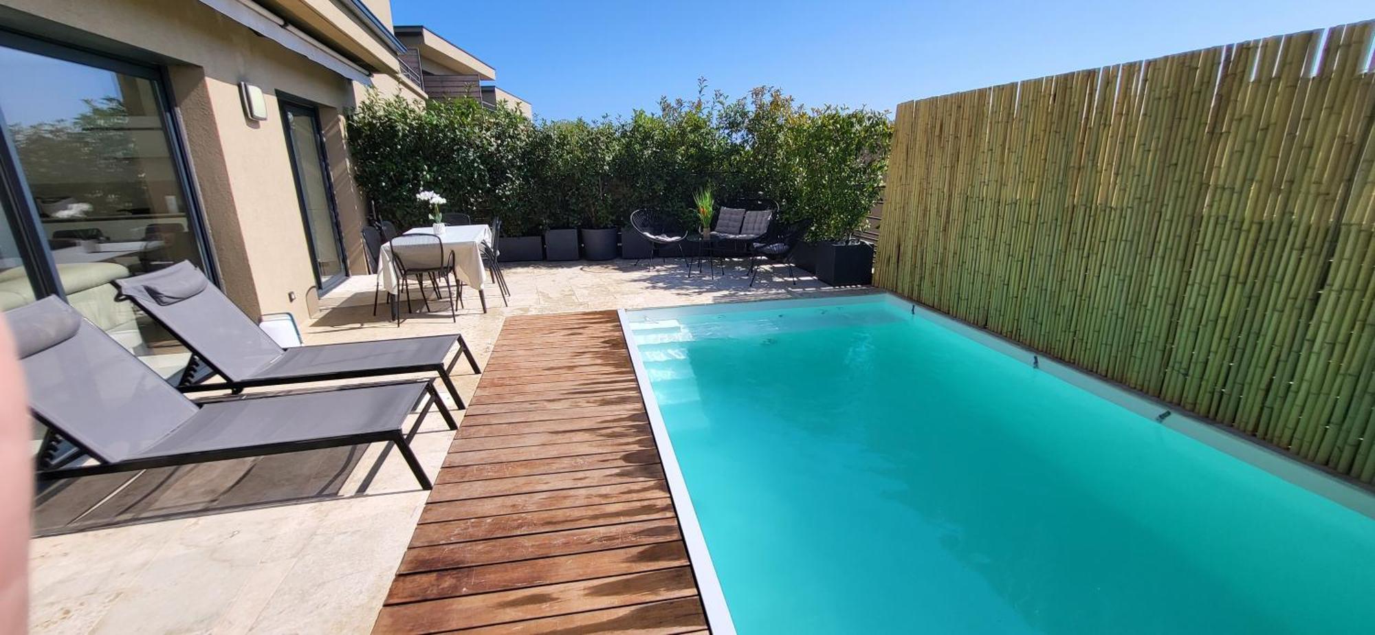 Villa 4 chambres piscine privée à 400m de la plage dans une résidence neuve Conca Esterno foto
