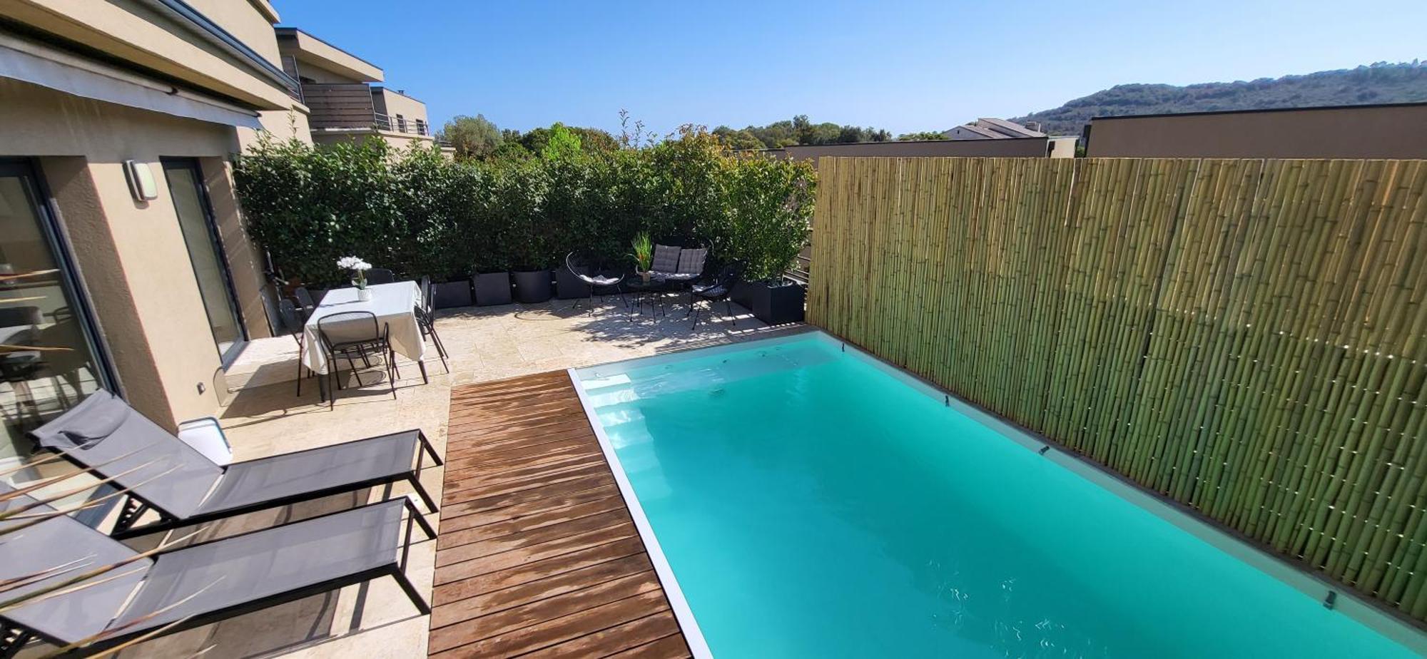 Villa 4 chambres piscine privée à 400m de la plage dans une résidence neuve Conca Esterno foto