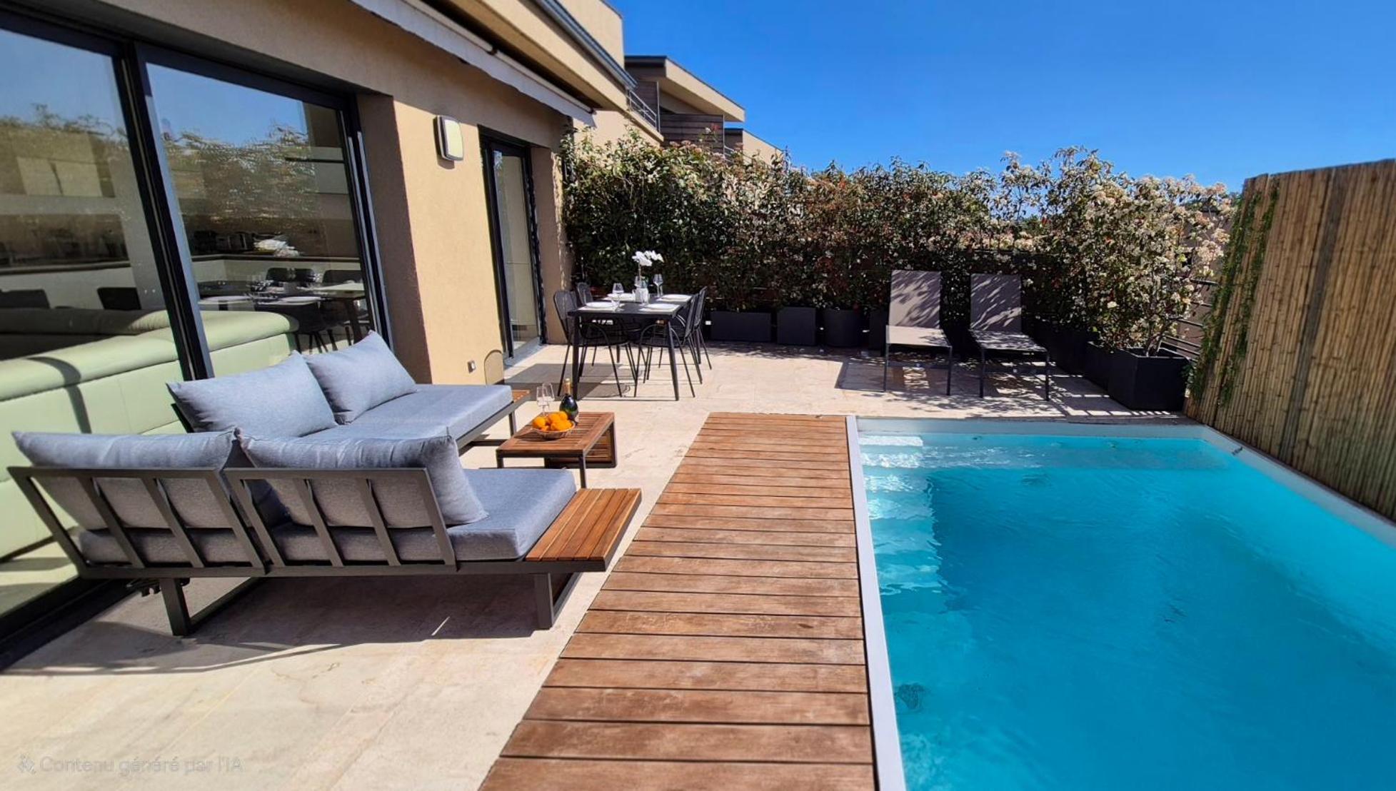 Villa 4 chambres piscine privée à 400m de la plage dans une résidence neuve Conca Esterno foto